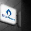 Logo Blaue Flamme kalt heiss fertiges Logo kaufen Logoshop Logoatelier.eu