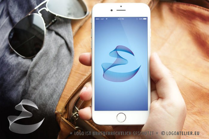 Logo Buchstabe E Linien Modernes Logo kaufen LogoAtelier Logoshop