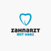 Zahnarzt mit Herz Logo professionelles Logo online kaufen LogoAtelier.eu Logoshop