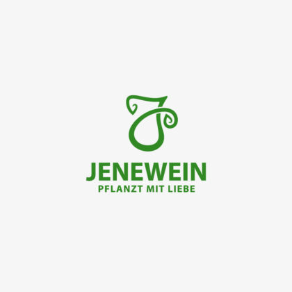 Logo Buchstabe J Pflanzen Herzen Garten Natur fertiges Logo kaufen LogoShop LogoAtelier.eu