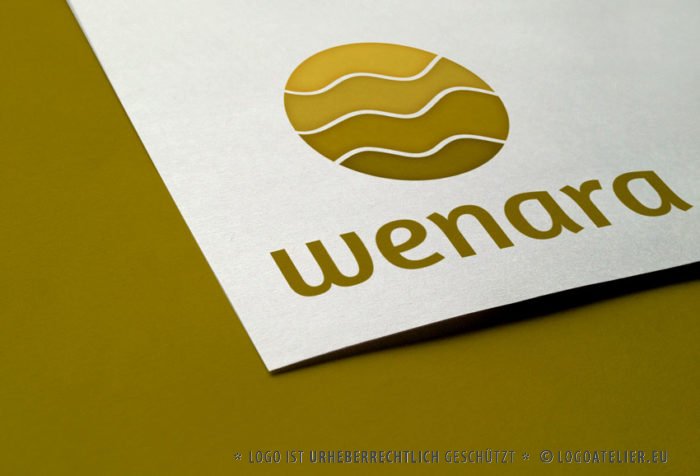 Logo Felder Welle Entspannung Bauernhof Simples Logo kaufen LogoShop LogoAtelier.eu
