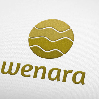 Logo Felder Welle Entspannung Bauernhof Simples Logo kaufen LogoShop LogoAtelier.eu