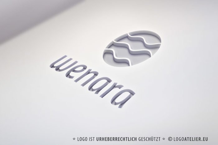 Logo Felder Welle Entspannung Bauernhof Simples Logo kaufen LogoShop LogoAtelier.eu