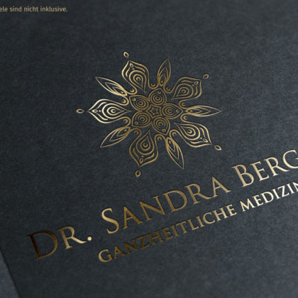 Logo Ganzheitliche Medizin Geometrisch Zart Esoterik fertiges Logo kaufen LogoAtelier.eu