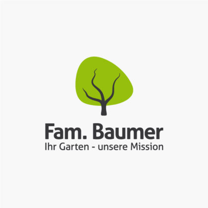 Logo Baum Garten Kraftvoll Fertiges Logo kaufen LogoShop LogoAtelier.eu
