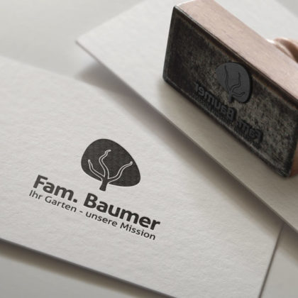 Logo Baum Garten Kraftvoll Fertiges Logo kaufen LogoShop LogoAtelier.eu