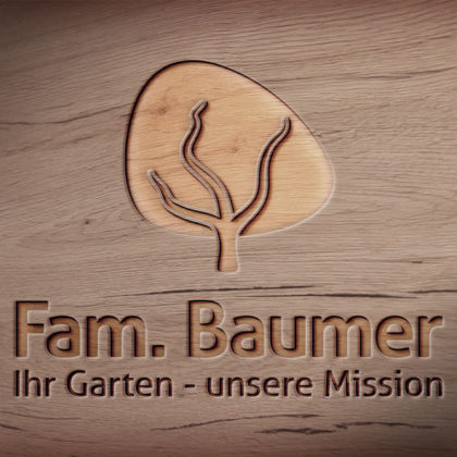 Logo Baum Garten Kraftvoll Fertiges Logo kaufen LogoShop LogoAtelier.eu