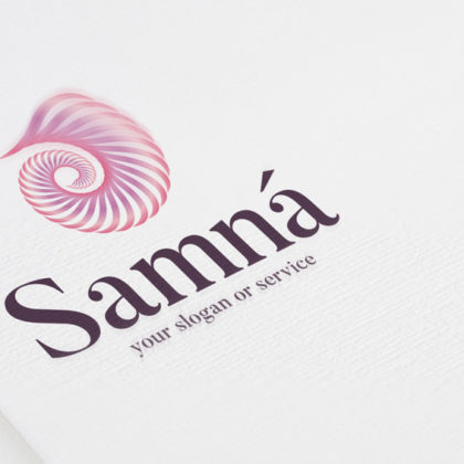 Logo Spirale Schnecke Muschel Spirituelles Logo kaufen Logoatelier.eu LogoShop
