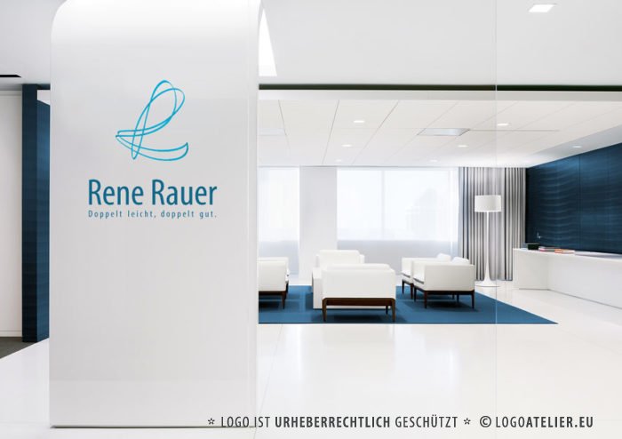 Logo Buchstabe R Doppelt Leicht Verschlungen Simple Fertiges Logo kaufen Logoshop Logoatelier