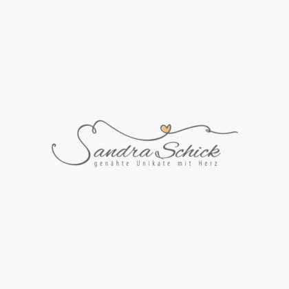 Logo Buchstabe S Herz Naehen Naehmaschine Naehnadel Nadel elegantes Logo-kaufen LogoShop LogoAtelier