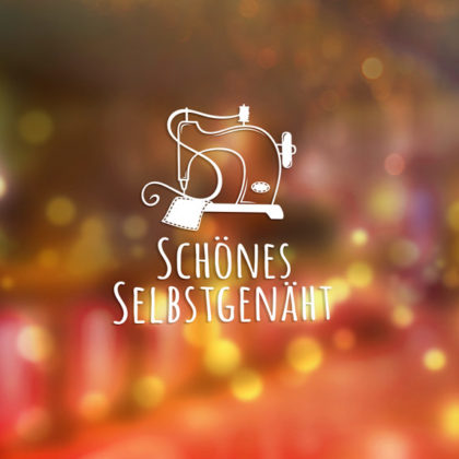 Logo Nähen Nähmaschine Handgemacht Selbstgemacht Handarbeit Fertiges Logo kaufen LogoShop LogoAtelier