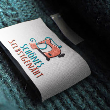 Logo Nähen Nähmaschine Handgemacht Selbstgemacht Handarbeit Fertiges Logo kaufen LogoShop LogoAtelier