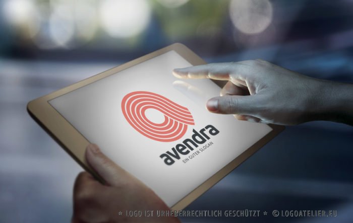 Logo Buchstabe A Linien Konstruktion exklusives Logo elegantes Logo kaufen LogoShop LogoAtelier