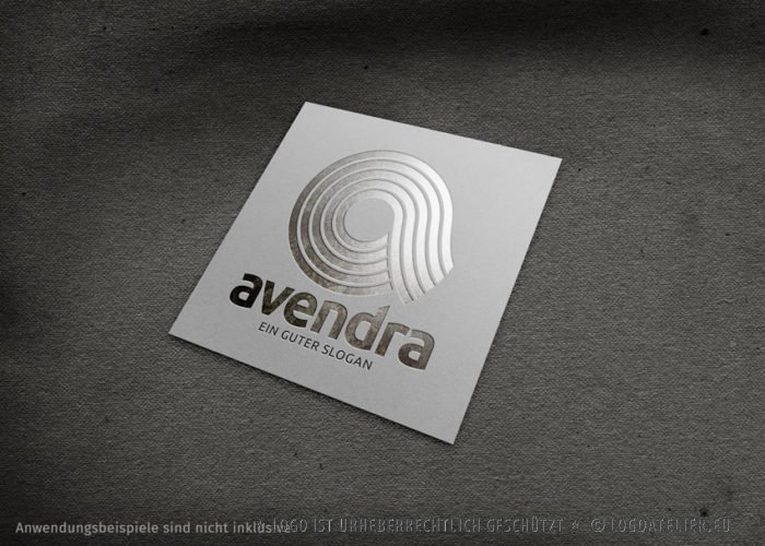 Logo Buchstabe A Linien Konstruktion exklusives Logo elegantes Logo kaufen LogoShop LogoAtelier