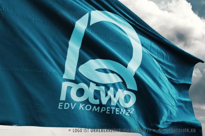 Logo Buchstabe R Zahl 2 Simples Logo exklusiv kaufen LogoShop LogoAtelier