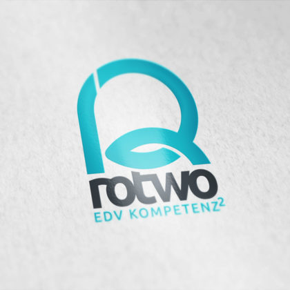 Logo Buchstabe R Zahl 2 Simples Logo exklusiv kaufen LogoShop LogoAtelier