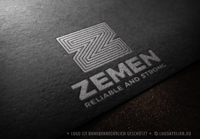 Logo Buchstabe Z Buchstaben Logo N Linien Geometrie Exklusives Logo kaufen Geometrisches Logo kaufen Logoshop Logokauf Logoatelier