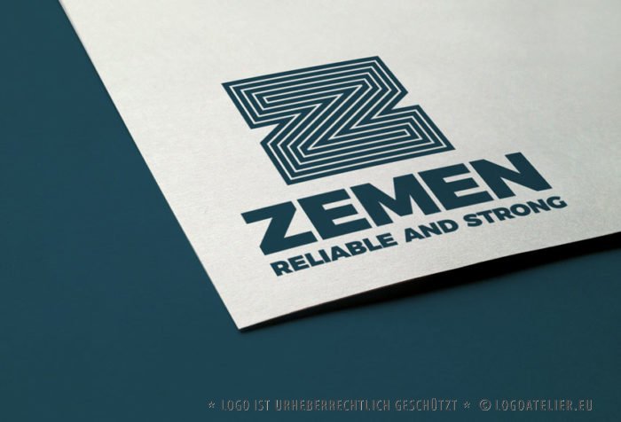 Logo Buchstabe Z Buchstaben Logo N Linien Geometrie Exklusives Logo kaufen Geometrisches Logo kaufen Logoshop Logokauf Logoatelier