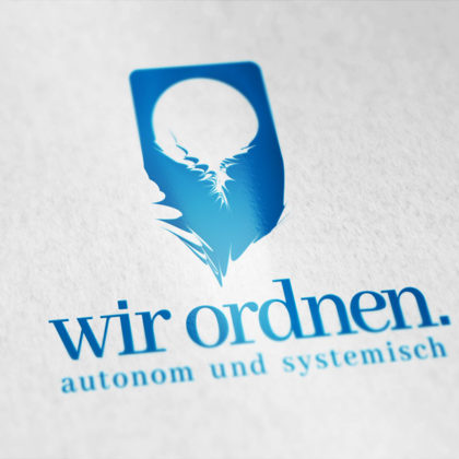 Logo Ordnung Chaos Automatisch System Fertiges Logo kaufen LogoShop LogoAtelier