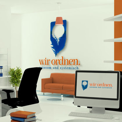 Logo Ordnung Chaos Automatisch System Fertiges Logo kaufen LogoShop LogoAtelier