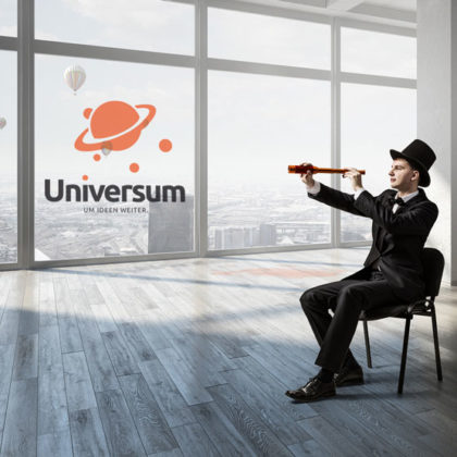 Logo Planeten Universum Weltall Weite Monde Vielfalt Cooles Logo kaufen LogoShop LogoAtelier
