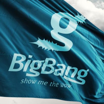 Logo kaufen Buchstabe G Knall Effekt Jung Dynamisch Sterne BigBang Sensation Wow LogoShop Cooles Logo kaufen LogoAtelier