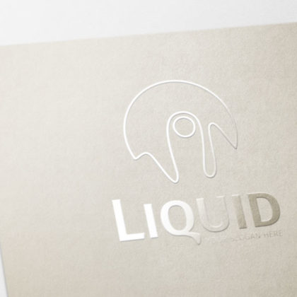 Logo kaufen Liquid Wasser Flüssig Flüssigkeit Kugel Kreis Blasen Welle Honig Zähflüssig Meer Viskos Dickflüssig 3D Logo kaufen fertiges Logo kaufen LogoShop LogoAtelier