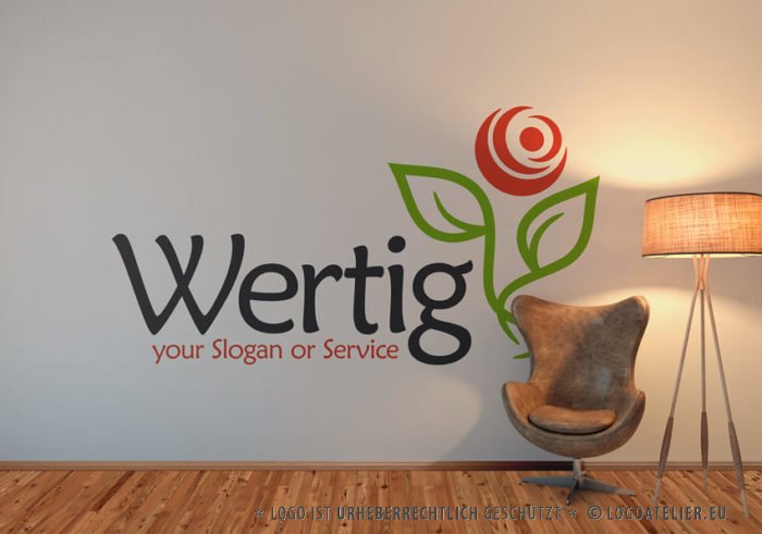 Natur Logo Hochwertiges Logo kaufen Exklusives Logo kaufen Pflanzen Blumen Simple Umweltschutz Wachstum Vegan Sinnvolles Logo LogoShop LogoAtelier.eu