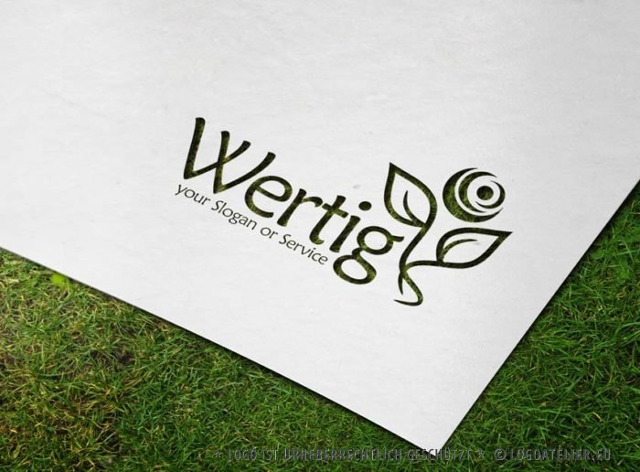 Natur Logo Hochwertiges Logo kaufen Exklusives Logo kaufen Pflanzen Blumen Simple Umweltschutz Wachstum Vegan Sinnvolles Logo LogoShop LogoAtelier.eu