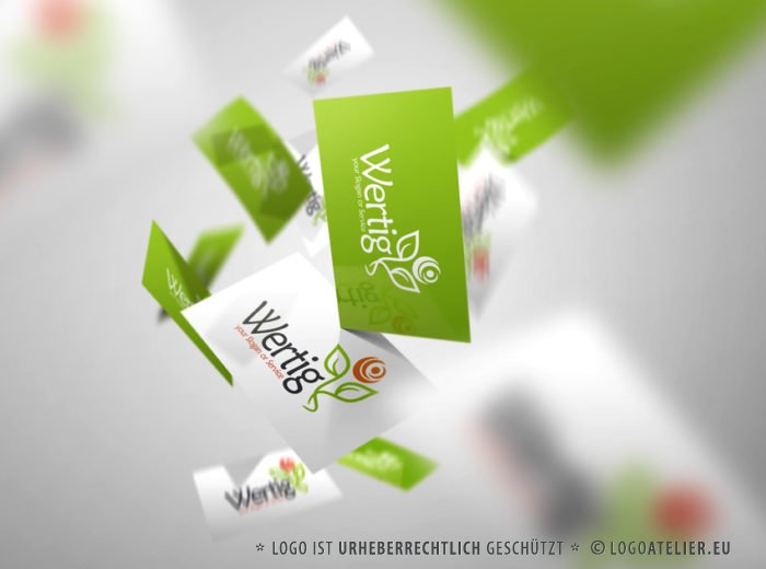 Natur Logo Hochwertiges Logo kaufen Exklusives Logo kaufen Pflanzen Blumen Simple Umweltschutz Wachstum Vegan Sinnvolles Logo LogoShop LogoAtelier.eu