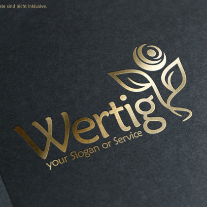 Natur Logo Hochwertiges Logo kaufen Exklusives Logo kaufen Pflanzen Blumen Simple Umweltschutz Wachstum Vegan Sinnvolles Logo LogoShop LogoAtelier.eu