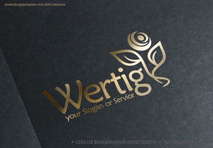 Natur Logo Hochwertiges Logo kaufen Exklusives Logo kaufen Pflanzen Blumen Simple Umweltschutz Wachstum Vegan Sinnvolles Logo LogoShop LogoAtelier.eu