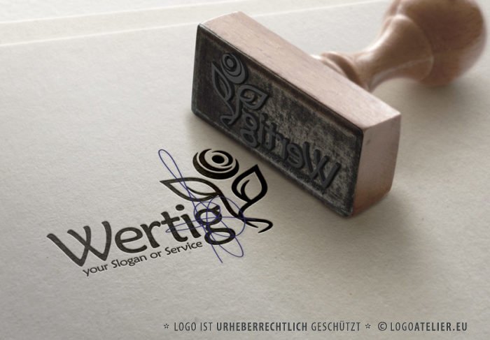 Natur Logo Hochwertiges Logo kaufen Exklusives Logo kaufen Pflanzen Blumen Simple Umweltschutz Wachstum Vegan Sinnvolles Logo LogoShop LogoAtelier.eu