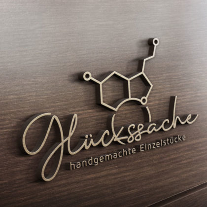Logo Dopamin Serotonin Molekuel Glueckshormon Hormon Tatendrang Fantasie Schmuck Happyness Glueck Selbstgemacht Handgemachtes Einzelstueck Cooles Logo kaufen LogoAtelier.eu