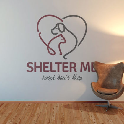 Tierschutz Logo Hund Katze Tierschutz EXKLUSIVES Logo kaufen Fertiges Logo kaufen LogoShop Vereinslogo Verein Gemeinschaft Tierliebe Tierschutzverein Shelter Fellnasen LogoAtelier