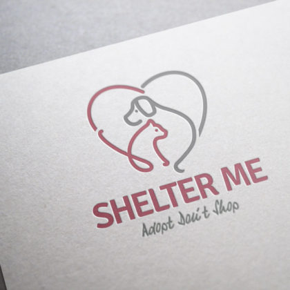Tierschutz Logo Hund Katze Tierschutz EXKLUSIVES Logo kaufen Fertiges Logo kaufen LogoShop Vereinslogo Verein Gemeinschaft Tierliebe Tierschutzverein Shelter Fellnasen LogoAtelier
