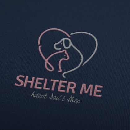 Tierschutz Logo Hund Katze Tierschutz EXKLUSIVES Logo kaufen Fertiges Logo kaufen LogoShop Vereinslogo Verein Gemeinschaft Tierliebe Tierschutzverein Shelter Fellnasen LogoAtelier
