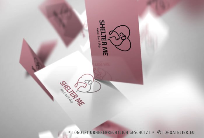 Tierschutz Logo Hund Katze Tierschutz EXKLUSIVES Logo kaufen Fertiges Logo kaufen LogoShop Vereinslogo Verein Gemeinschaft Tierliebe Tierschutzverein Shelter Fellnasen LogoAtelier