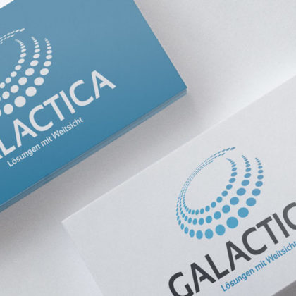 Abstraktes Logo Punkte Wirbel Bewegung Galaxie Schwebend Kuven Konzentrisch Weitblick Fertiges Logo kaufen Logoshop LogoAtelier.eu