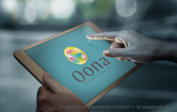 Kreatives buntes Logo Fruchtig Farbenfroh Mondschein Buntes Leben Bunte Wolken Kreise Fertiges Logo kaufen LogoAtelier.eu