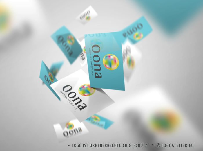 Kreatives buntes Logo Fruchtig Farbenfroh Mondschein Buntes Leben Bunte Wolken Kreise Fertiges Logo kaufen LogoAtelier.eu