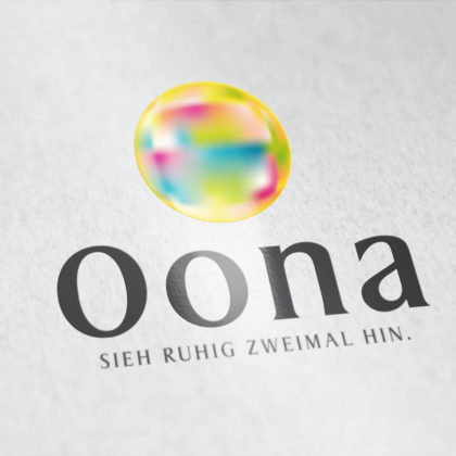 Kreatives buntes Logo Fruchtig Farbenfroh Mondschein Buntes Leben Bunte Wolken Kreise Fertiges Logo kaufen LogoAtelier.eu
