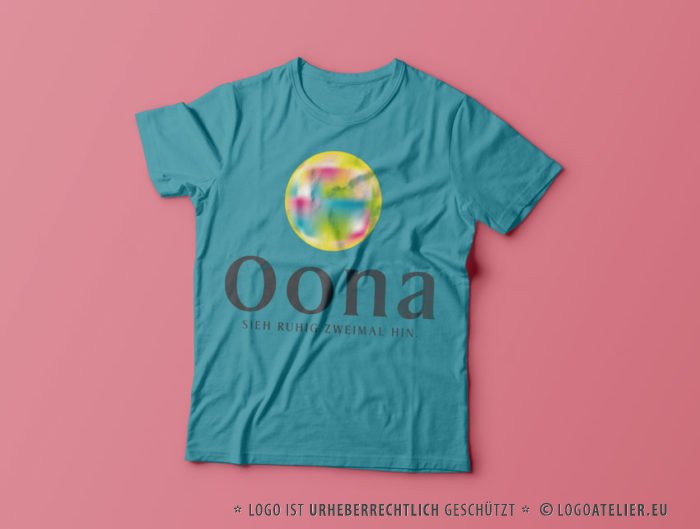 Kreatives buntes Logo Fruchtig Farbenfroh Mondschein Buntes Leben Bunte Wolken Kreise Fertiges Logo kaufen LogoAtelier.eu