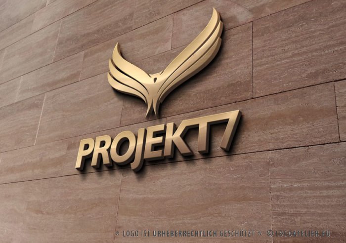 Logo Adler Technik Weitblick Erfahrung Logik Fähigkeiten Intelligenz Scharfsinn Wissen Fliegen Flügel Mut Kraft Weisheit Erkenntnis Fertiges Logo kaufen LogoShop LogoAtelier.eu