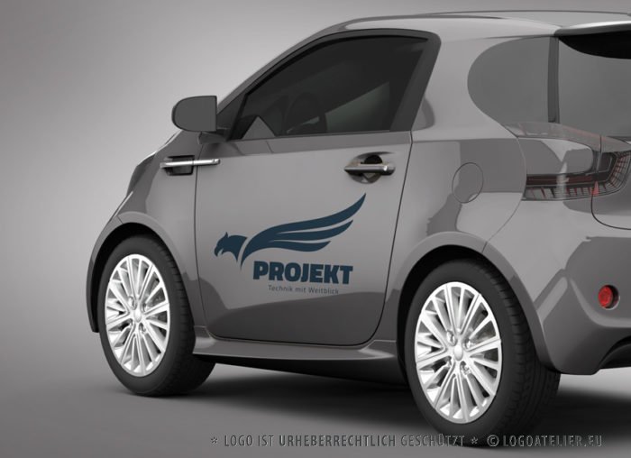 Logo Adler Weitblick Technik Erfahrung Logik Fähigkeiten Intelligenz Scharfsinn Wissen Fliegen Flügel Mut Kraft Weisheit Erkenntnis Fertiges Logo kaufen LogoShop LogoAtelier.eu