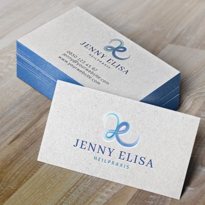 Buchstaben Logo H oder J und E Spriituelles Logo kaufen Handgemachtes Logo Handgezeichnet Sanft Heilung Heilpraxis Exklusives Logo kaufen Einzigartig Beruhigend LogoShop LogoAtelier.eu