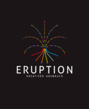 Kreatives Logo kaufen buntes Logo Kraft Power Natur Vulkan Logo Vielfalt Von Innen nach Außen Zeigen fertiges Firmenlogo kaufen LogoShop LogoAtelier.eu