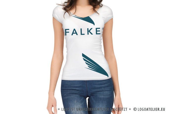 Logo Falke Wendig Schnell Sicher Flug Adler Vogel Tier Selbstbewusst Dynamik Scharfsinn Erfahrung Intelligenz Krasses Logo kaufen LogoShop Logoatelier.eu