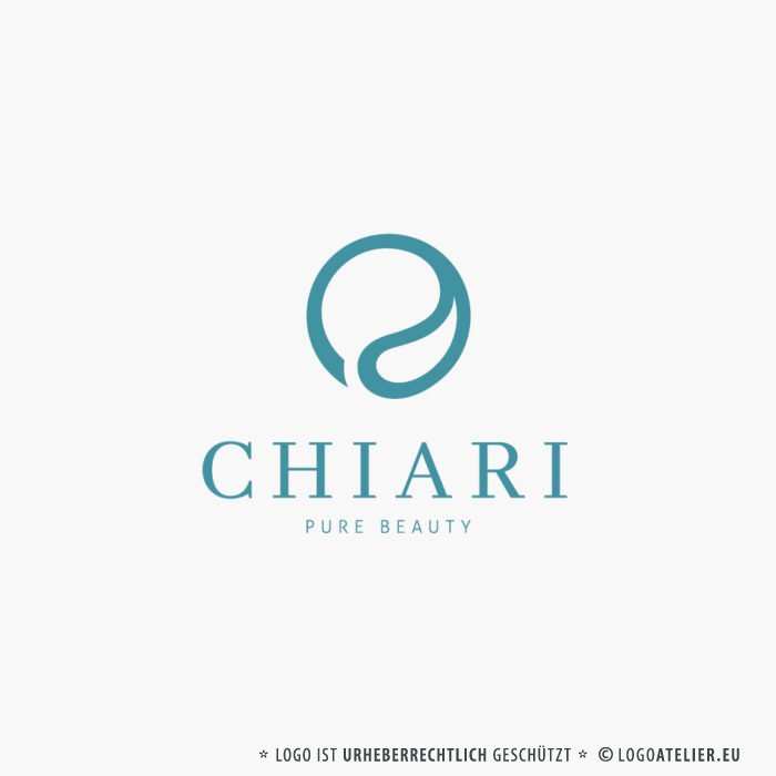 Logo Simple Form Kreis Geometrisch Kosmetik Wellness Esoterik Einfache Form Entspannung Heilung Heilpraktiker Medizin Edles Logo kaufen LogoShop LogoAtelier.eu