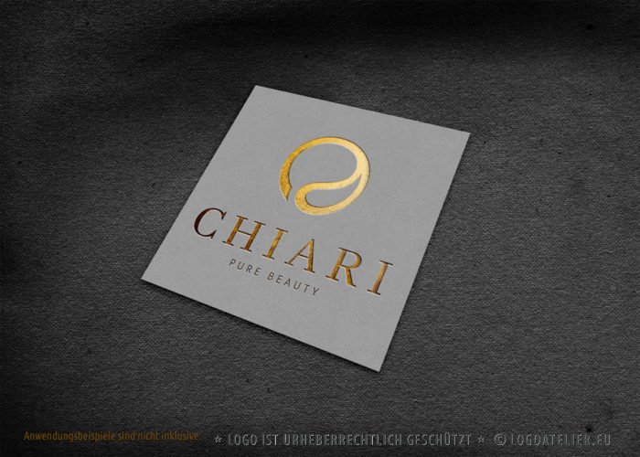 Logo Simple Form Kreis Geometrisch Kosmetik Wellness Esoterik Einfache Form Entspannung Heilung Heilpraktiker Medizin Edles Logo kaufen LogoShop LogoAtelier.eu